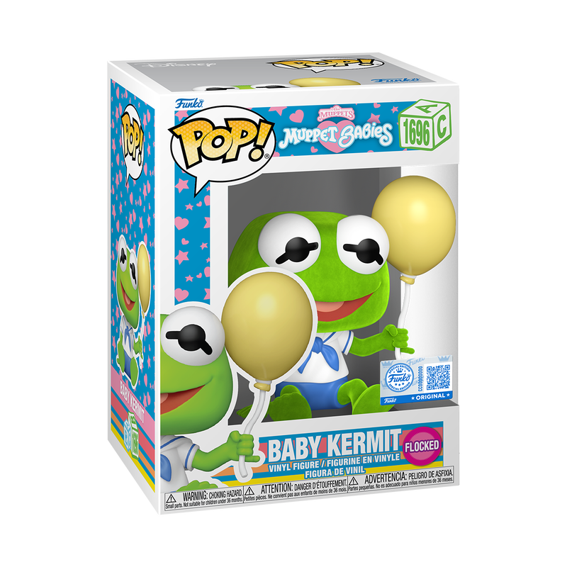Funko POP! Baby Kermit (Flocked) - Limited Edition Box Lunch Exclusive