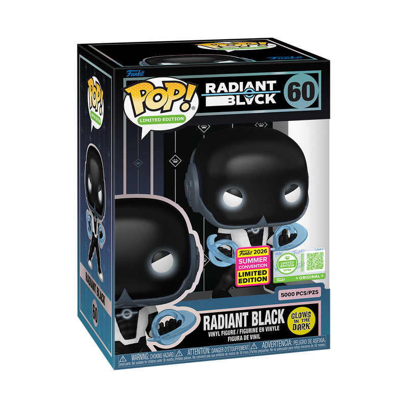 Funko POP! Radiant Black (Glow) (L.E. 5000) - Limited Edition Ultra - Limited Edition 2026 SDCC Summer Convention Exclusive