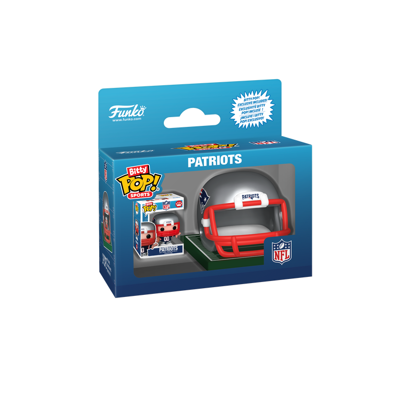 Bitty POP! Helmet & Player Patriots