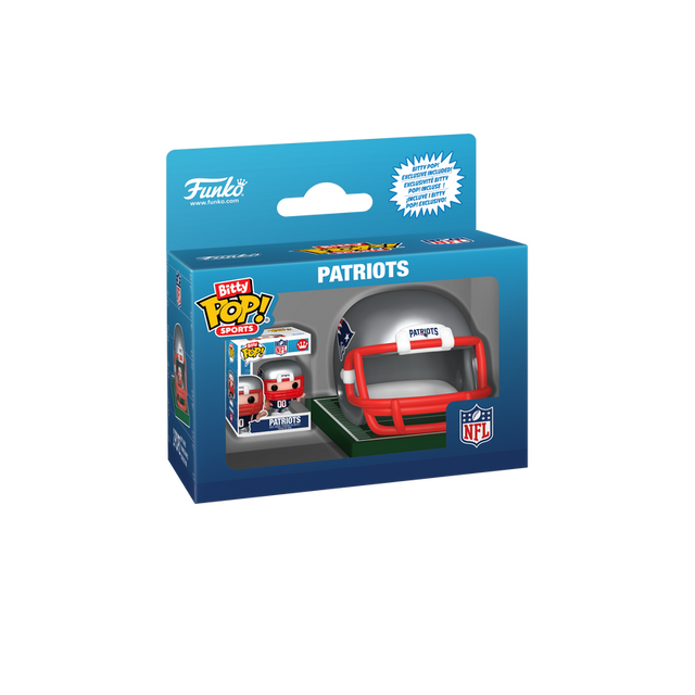 Bitty POP! Helmet & Player Patriots