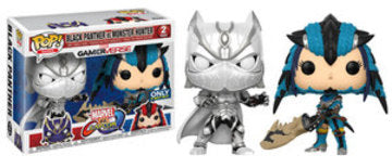 Funko POP! Black Panther vs Monster Hunter (2-Pack) - Limited Edition Best Buy Exclusive
