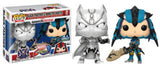 Funko POP! Black Panther vs Monster Hunter (2-Pack) - Limited Edition Best Buy Exclusive