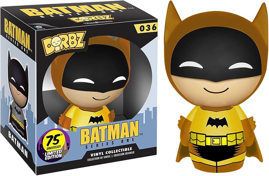 Funko DORBZ! Batman (Yellow) - 75th Anniversary Limited Edition