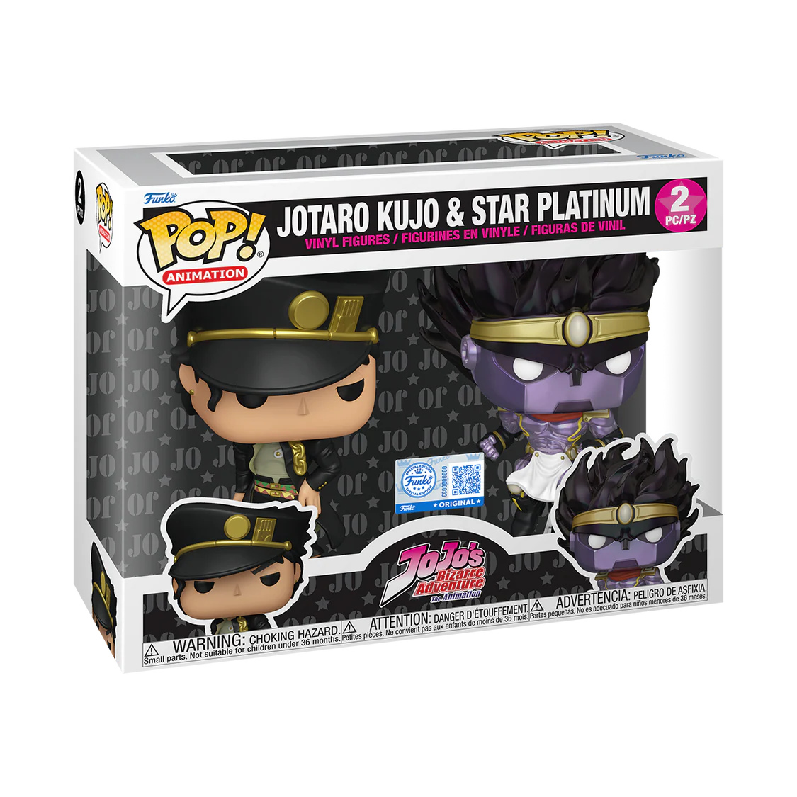 Funko POP! Jotaro Kujo & Star Platinum (2 Pack) - Limited Edition Amazon Exclusive