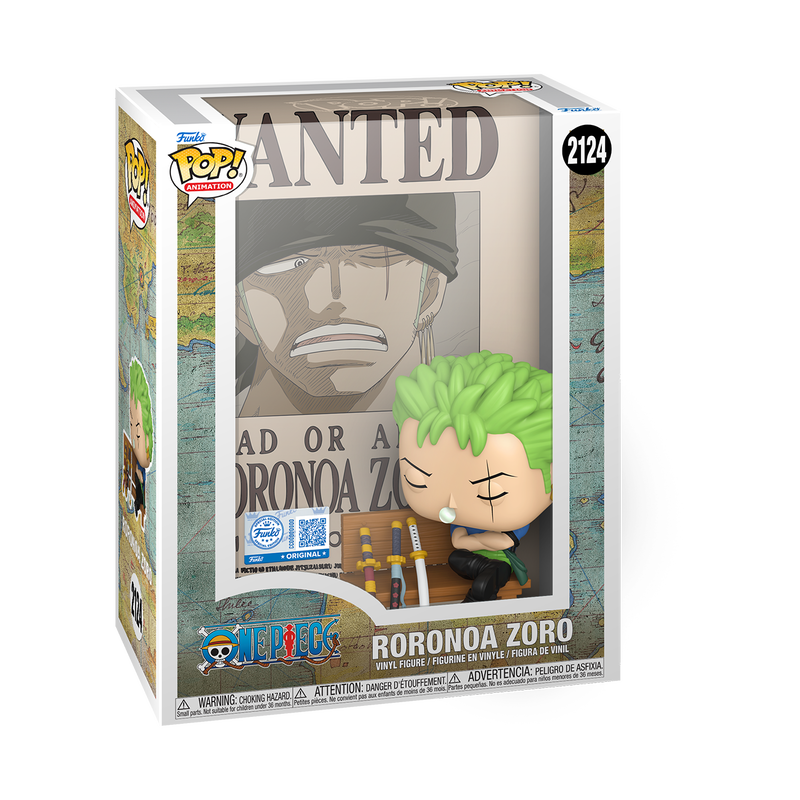 Funko POP! Roronoa Zoro (Wanted Poster) - Limited Edition Funko Shop Exclusive
