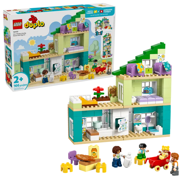 LEGO 3 in 1 Modern Family House with Figures