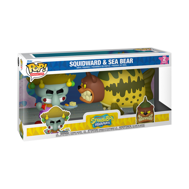 Funko POP! Squidward & Sea Bear (2-Pack) (Pre-Order)