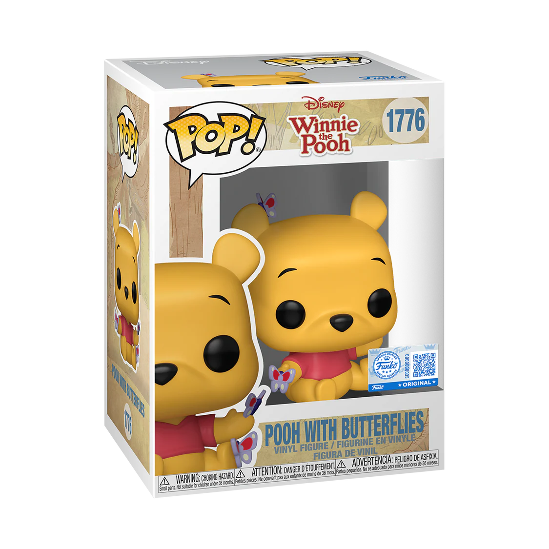 Funko POP! Pooh with Butterflies - Limited Edition Entertainment Earth Exclusive
