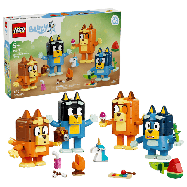 LEGO Brick-Built Bluey Family