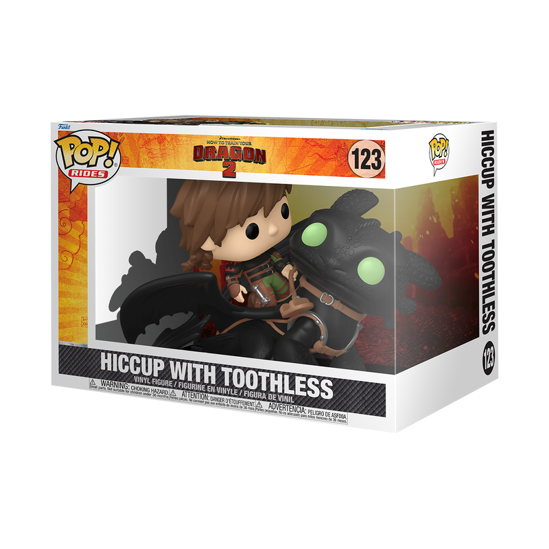 Funko POP! Hiccup with Toothless (Rides)