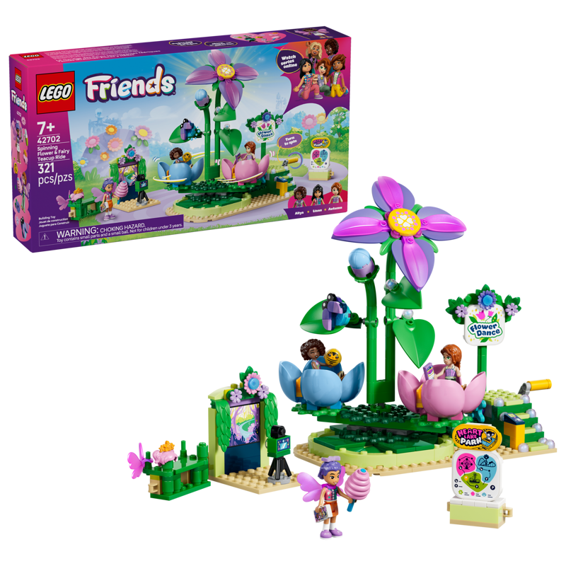 LEGO Spinning Flower & Fairy Teacup Ride