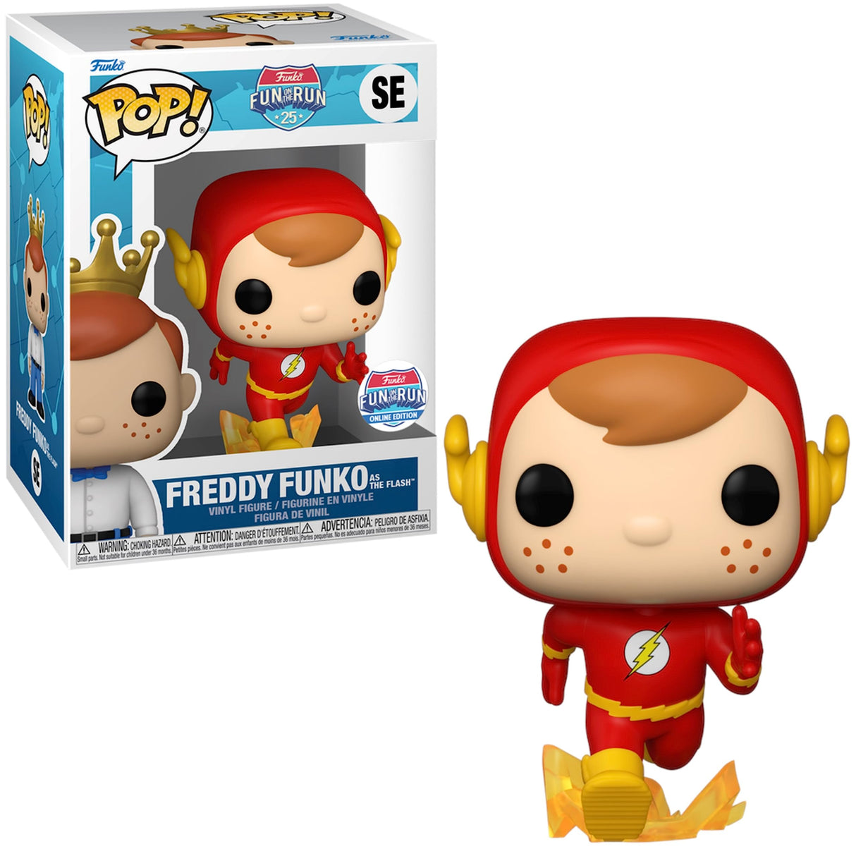 Funko POP! Freddy Funko as The Flash - Limited Edition Fun on the Run Exclusive