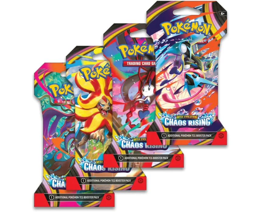 Pokémon Mega Evolution Chaos Rising Booster Pack