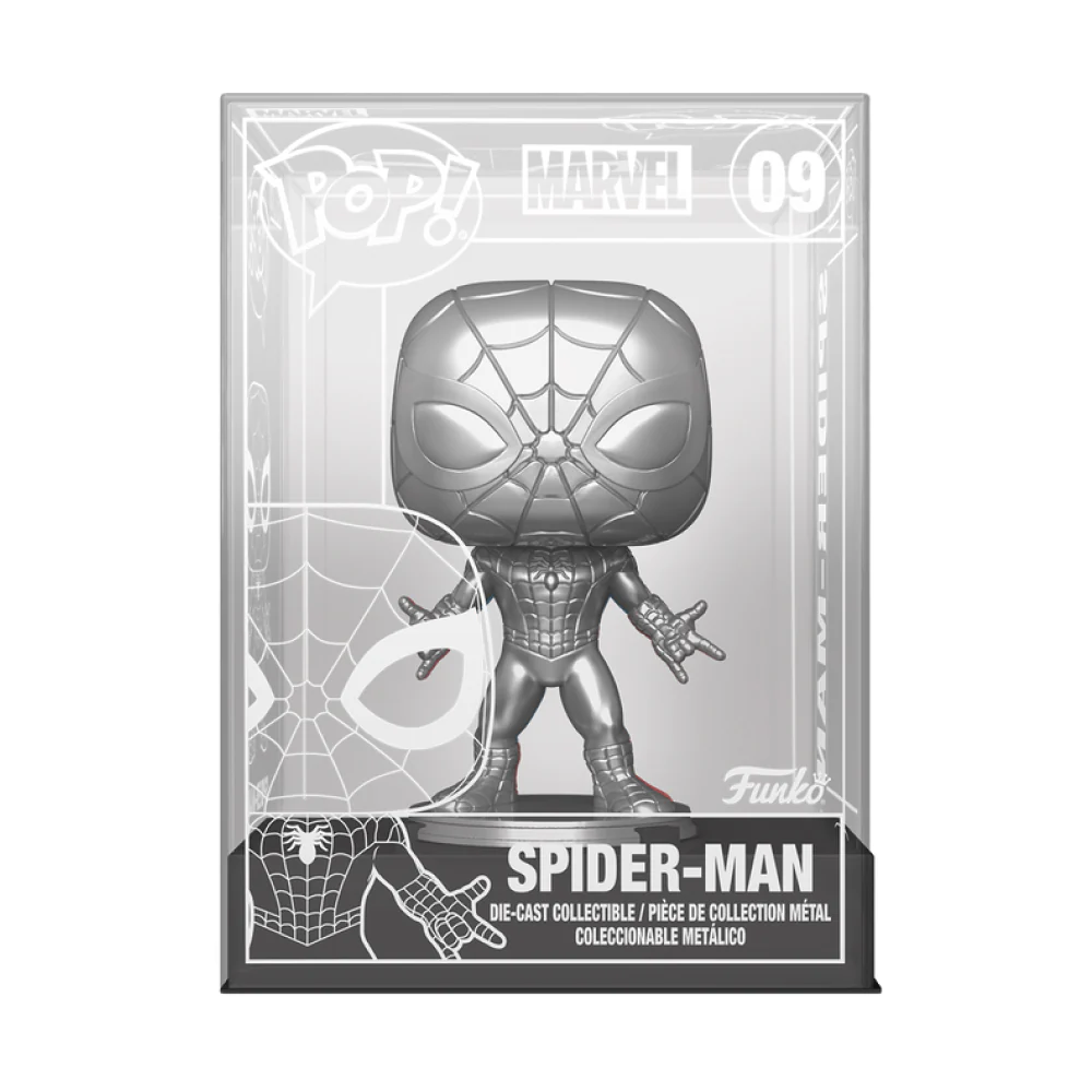 Funko POP! Spider-Man (Die-Cast) - Limited Edition Chase - Limited Edition Funko Shop Exclusive