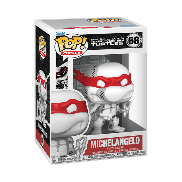 Funko POP! Michelangelo (Battle Damaged) (Comic Deco) (Pre-Order)