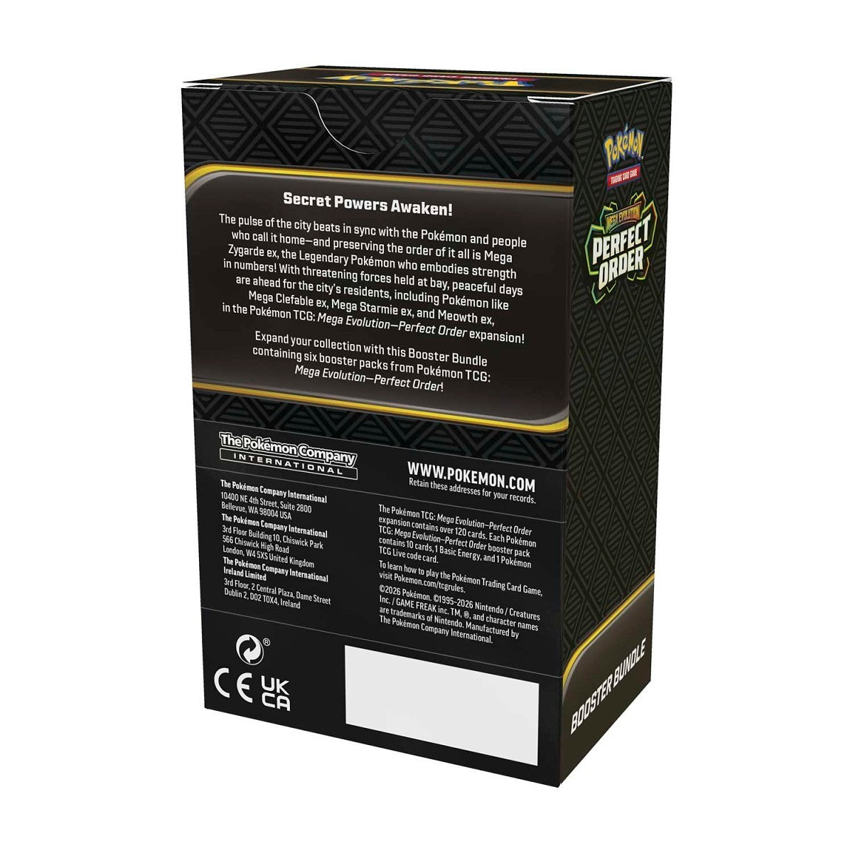 Pokémon Mega Evolution Perfect Order Booster Bundle