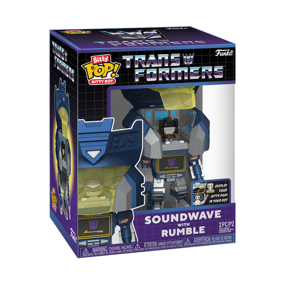 Soundwave with Rumble (Bitty Bot) (Pre-Order)