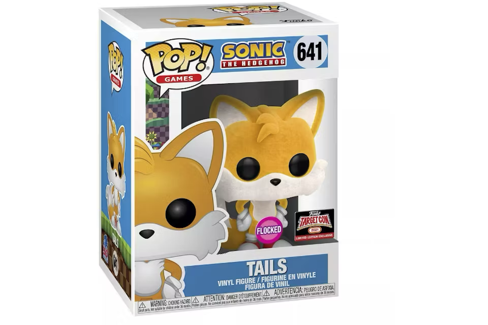 Tails (Flocked) - Limited Edition 2021 Target Con Exclusive