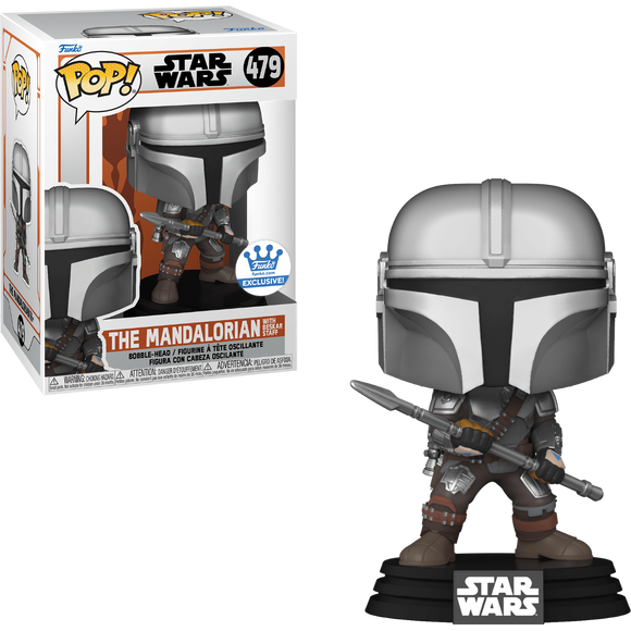 The Mandalorian With Beskar Staff - Limited Edition Funko Shop Exclusive