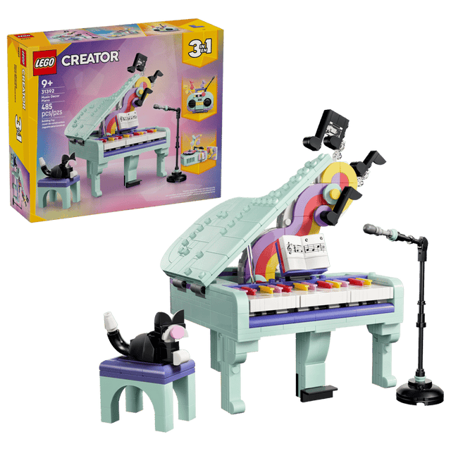 LEGO Music Decor Piano with Cat