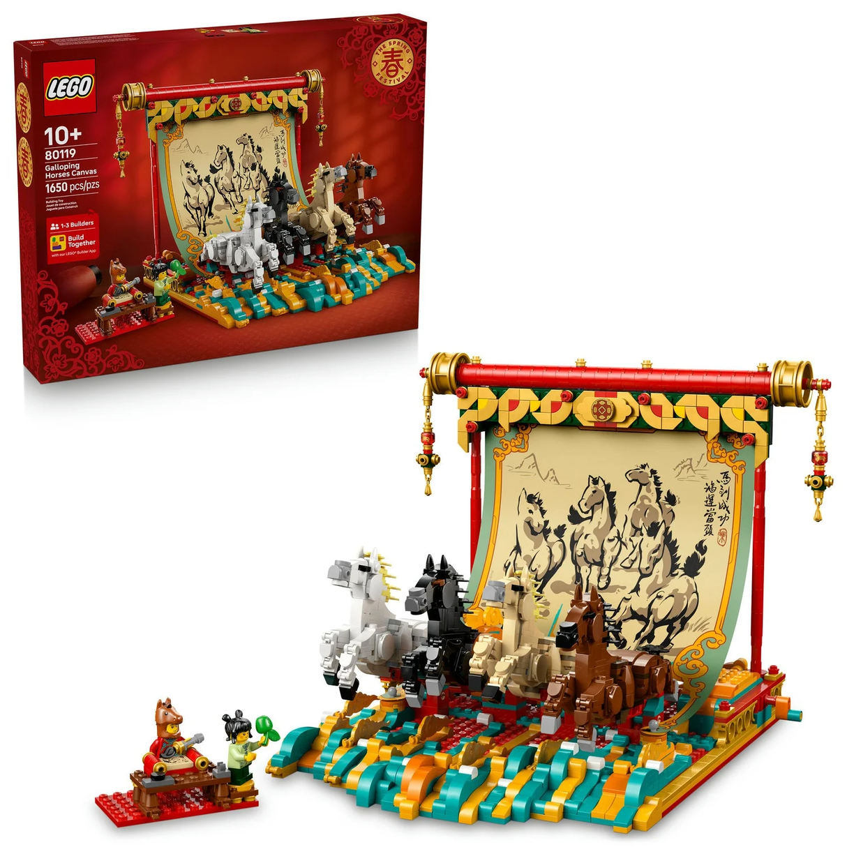 LEGO Galloping Horses Canvas
