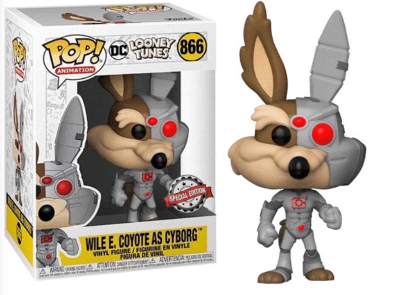 Funko POP! Wile E. Coyote as Cyborg - Limited Edition Special Edition Exclusive