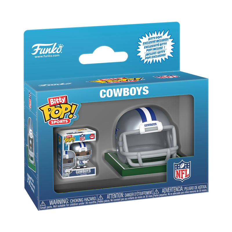Bitty POP! Helmet & Player Cowboys