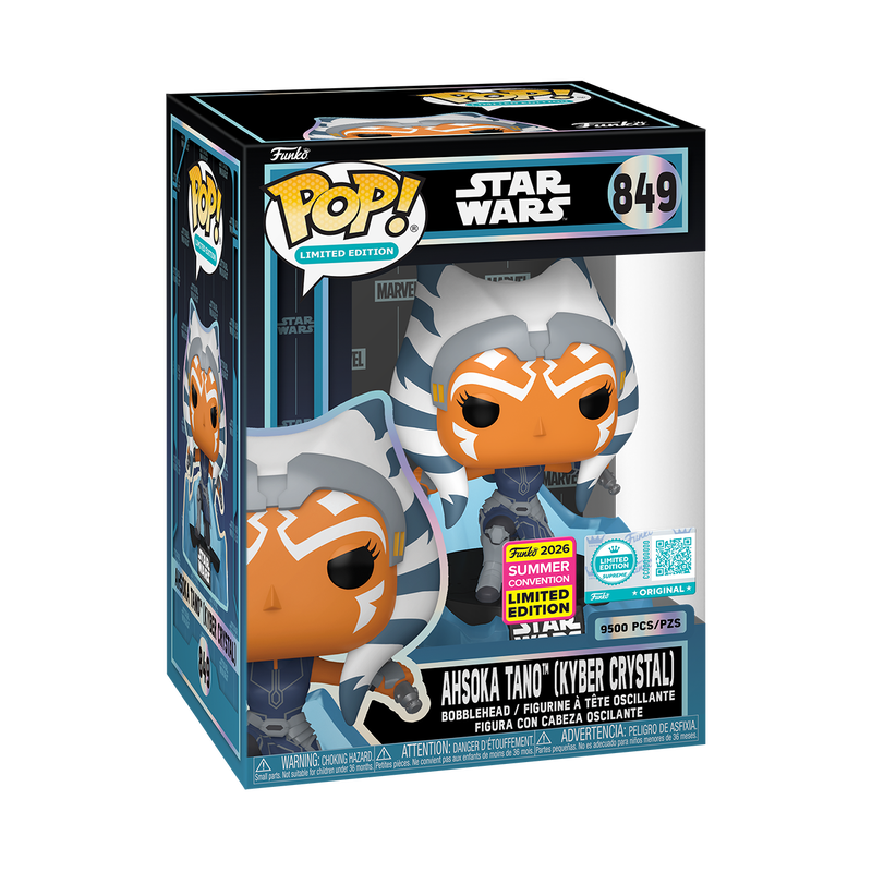 Funko POP! Ahsoka Tano (Kyber Crystal) (L.E. 9500) - Limited Edition Supreme - Limited Edition 2026 SDCC Summer Convention Exclusive