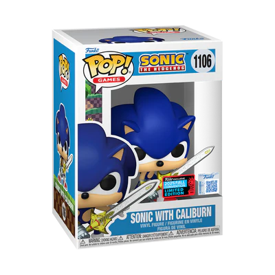 Funko POP! Sonic with Caliburn - Limited Edition 2025 NYCC Exclusive
