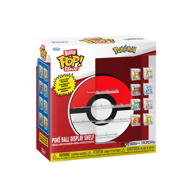 Bitty POP! Poké Ball Display Shelf (Display) (Pre-Order)