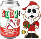 Funko Soda! Gingerbread Santa Jack Skellington - Limited Edition Chase - Limited Edition Hot Topic Exclusive