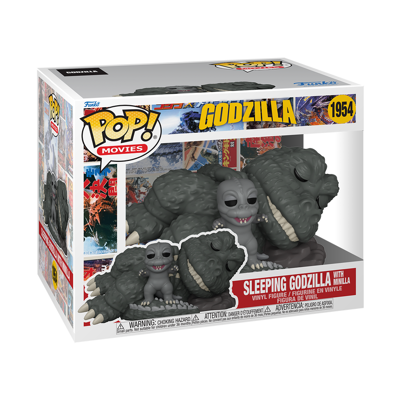 Funko POP! 6" Sleeping Godzilla with Minilla