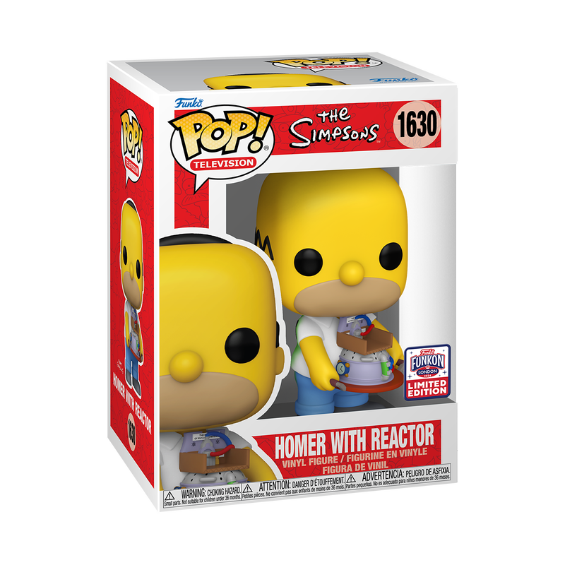 Funko POP! Homer with Reactor - Limited Edition 2024 Funkon London Exclusive