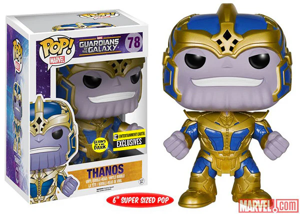 Funko POP! 6" Thanos (Glow) - Limited Edition Entertainment Earth Exclusive