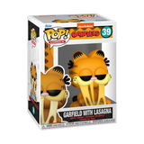 Garfield with Lasagna