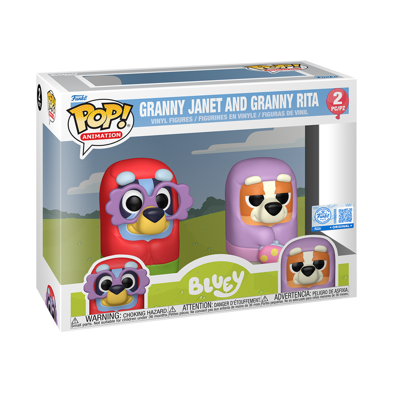 Funko POP! Granny Janet and Granny Rita (2 Pack) - Limited Edition Amazon Exclusive