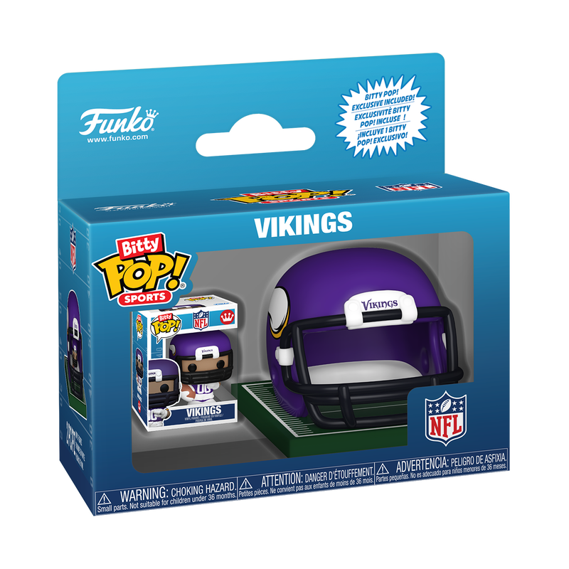 Bitty POP! Helmet & Player Vikings