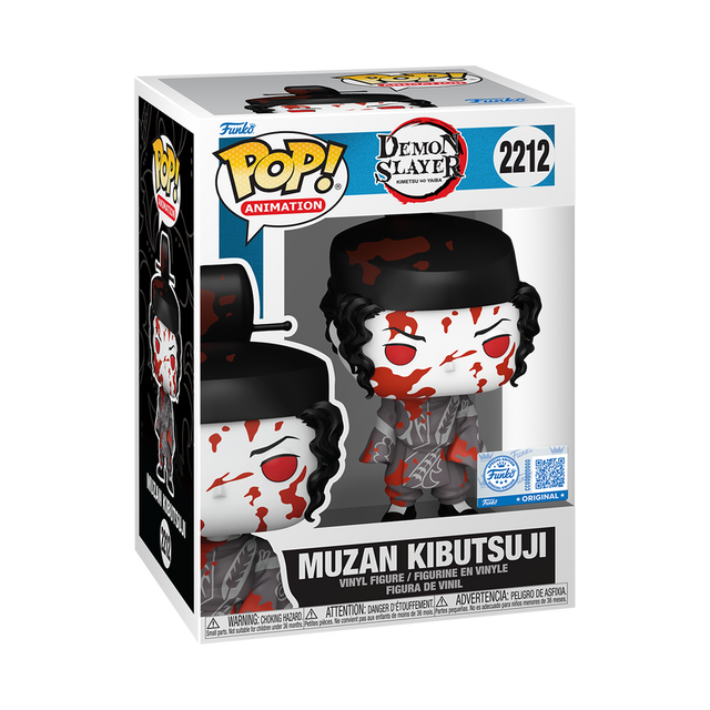 Funko POP! Muzan Kibutsuji (Bloody) - Limited Edition Toy Temple Exclusive (Pre-Order)