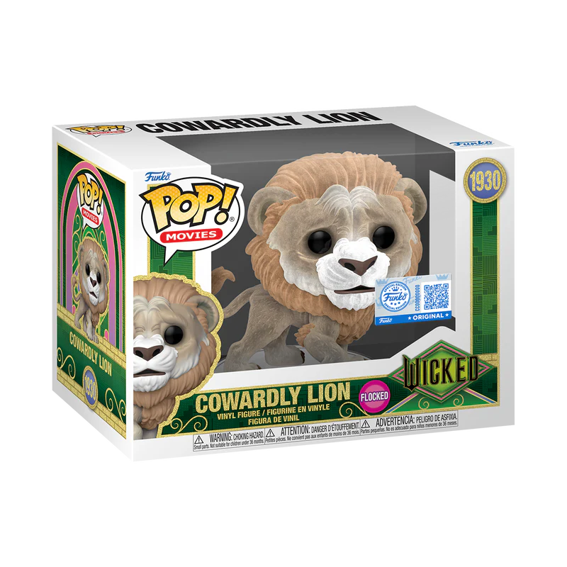 Funko POP! Cowardly Lion (Flocked) - Limited Edition Target Exclusive