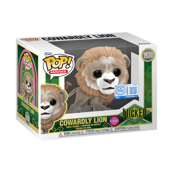 Funko POP! Cowardly Lion (Flocked) - Limited Edition Target Exclusive