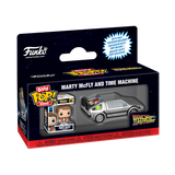 Bitty POP! Marty McFly and Time Machine