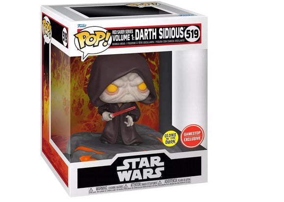 Red Saber Series Volume 1: Darth Sidious (Glow) - Limited Edition EB Games Exclusive