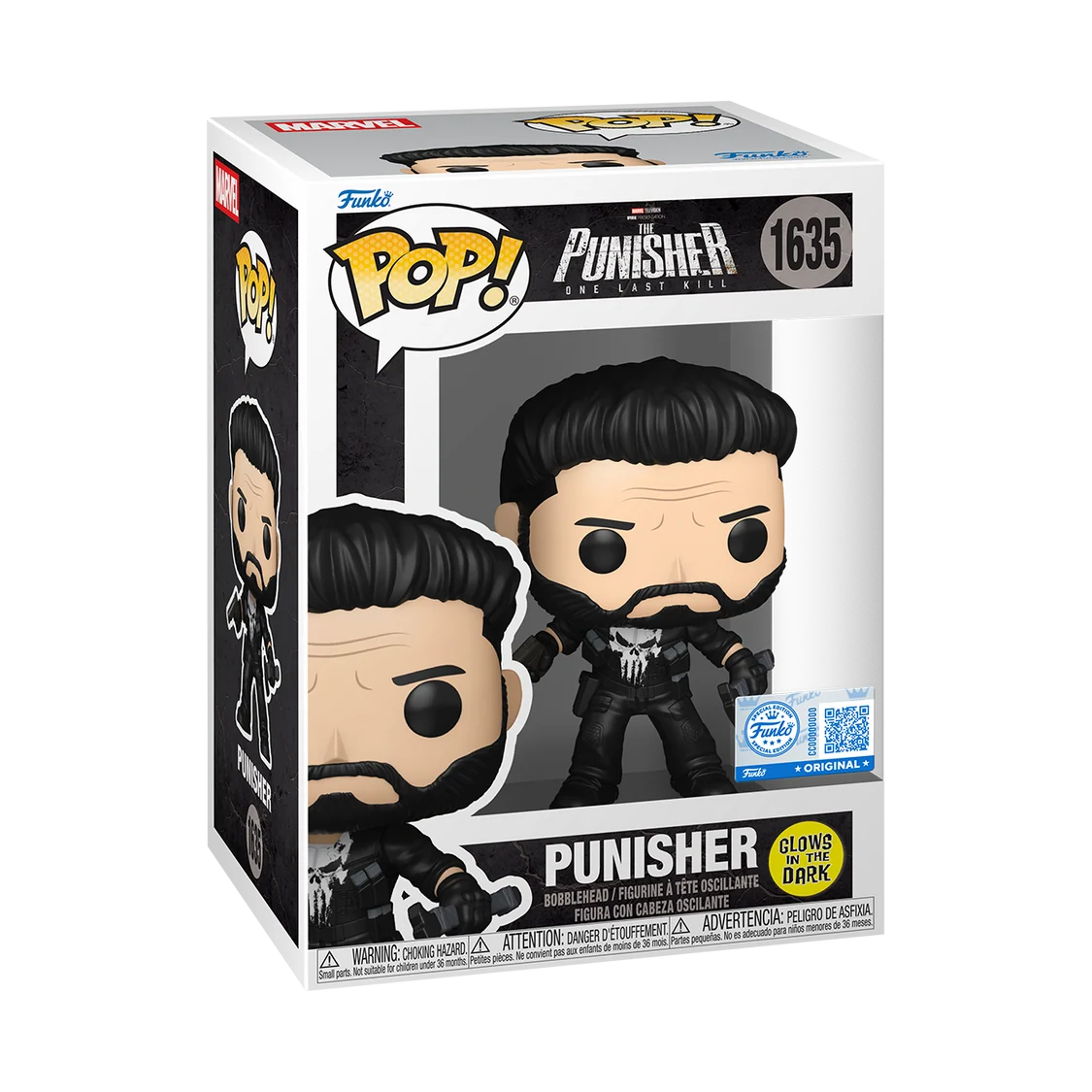 Funko POP! Punisher (Glow) - Limited Edition Entertainment Earth Exclusive