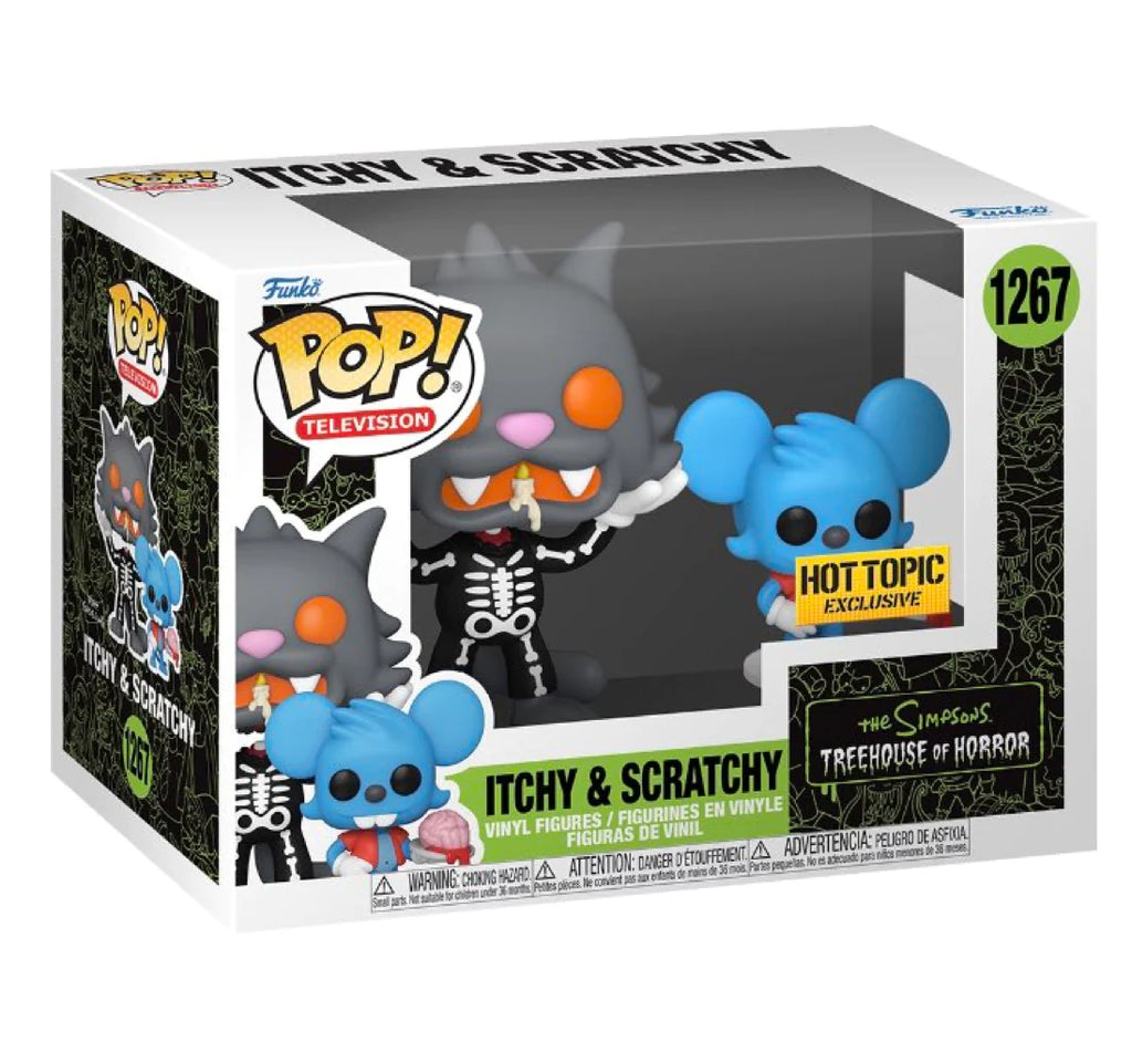 Funko POP! Itchy & Scratchy (Skeleton) - Limited Edition Hot Topic Exclusive