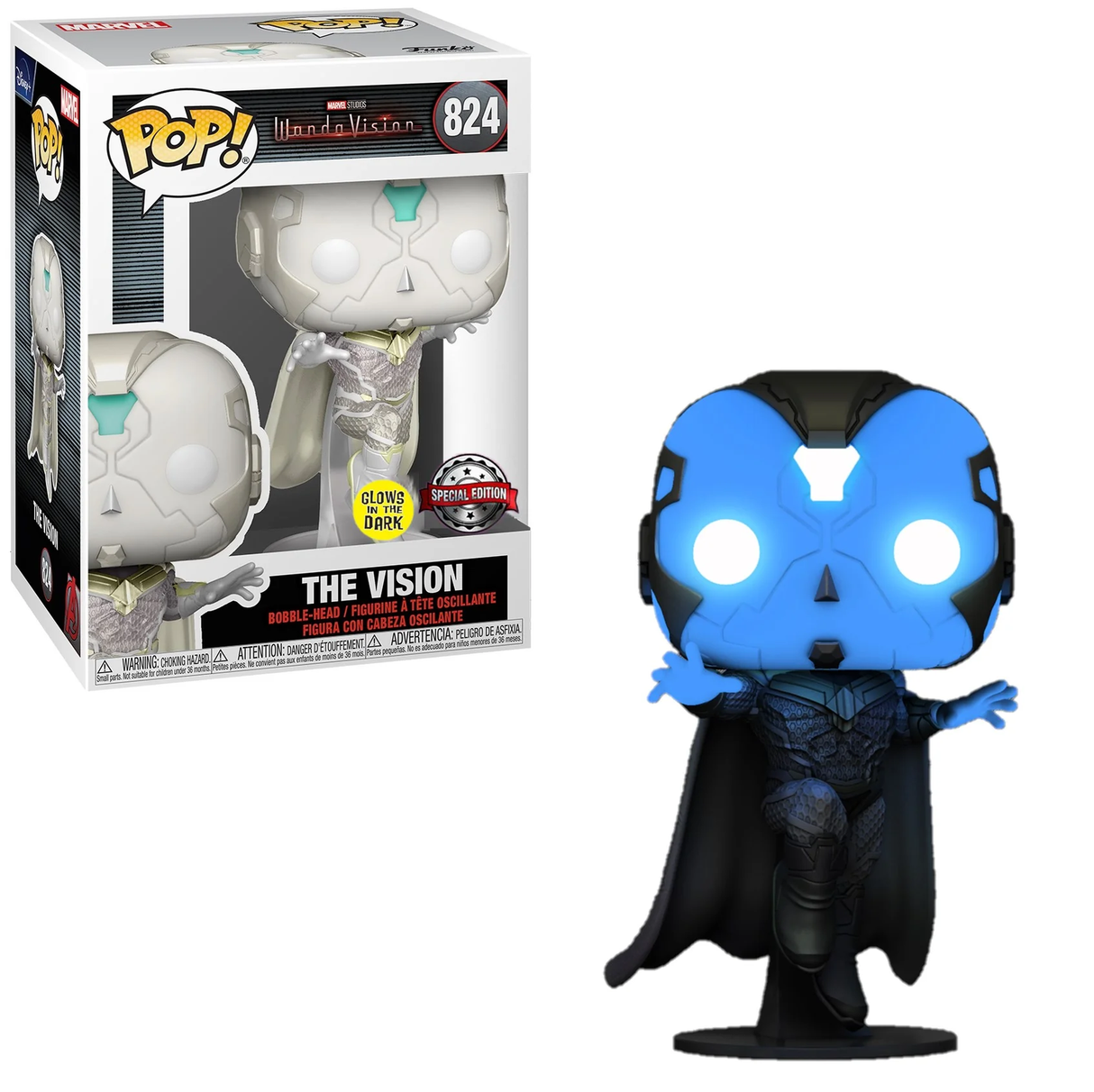 Funko POP! The Vision (Glow) - Limited Edition Special Edition Exclusive