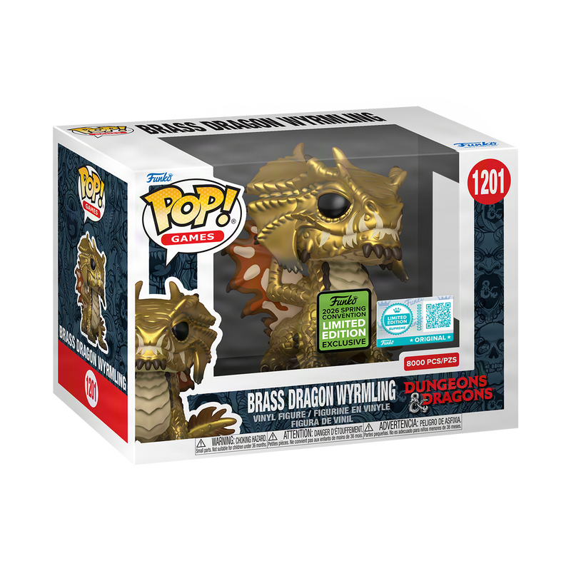 Funko POP! Brass Dragon Wyrmling (L.E. 8000) - Limited Edition Supreme - Limited Edition 2026 ECCC Exclusive