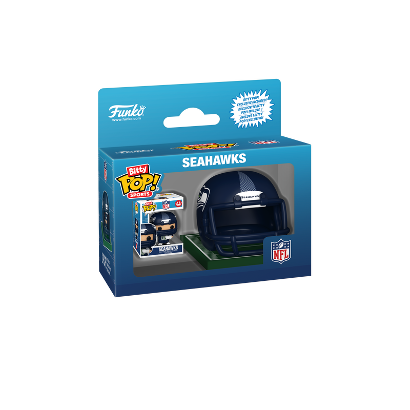 Bitty POP! Helmet & Player Seahawks