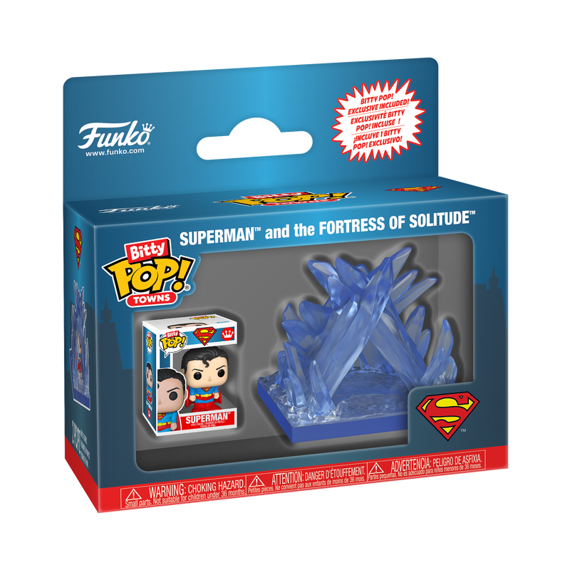 Bitty POP! Superman and the Fortress of Solitude