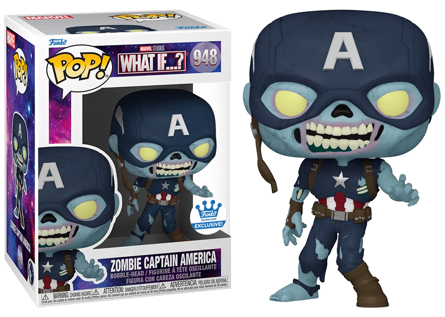 Funko POP! Zombie Captain America - Limited Edition Funko Shop Exclusive