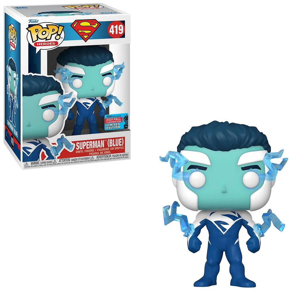 Funko POP! Superman (Blue) - Limited Edition 2021 NYCC Exclusive